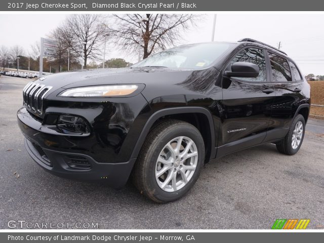 2017 Jeep Cherokee Sport in Diamond Black Crystal Pearl