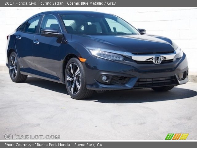 2017 Honda Civic Touring Sedan in Cosmic Blue Metallic