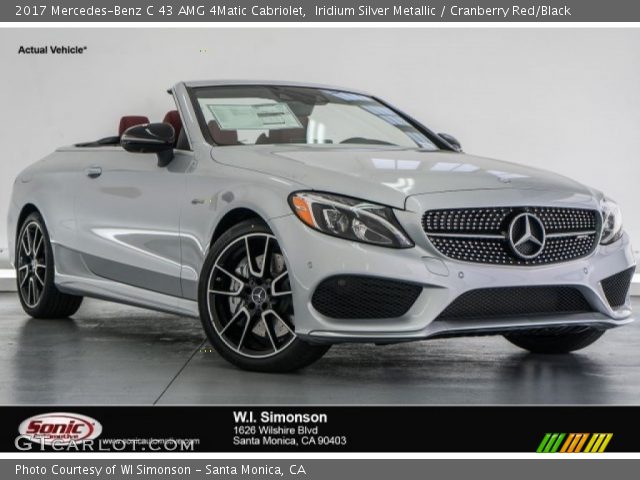 2017 Mercedes-Benz C 43 AMG 4Matic Cabriolet in Iridium Silver Metallic