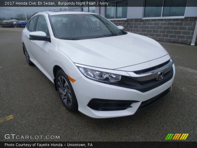 2017 Honda Civic EX Sedan in Burgundy Night Pearl