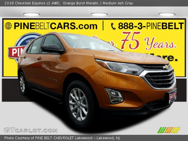 2018 Chevrolet Equinox LS AWD in Orange Burst Metallic