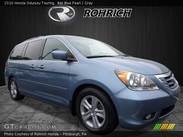 2010 Honda Odyssey Touring in Bali Blue Pearl