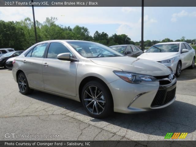 2017 Toyota Camry XSE in Creme Brulee Mica