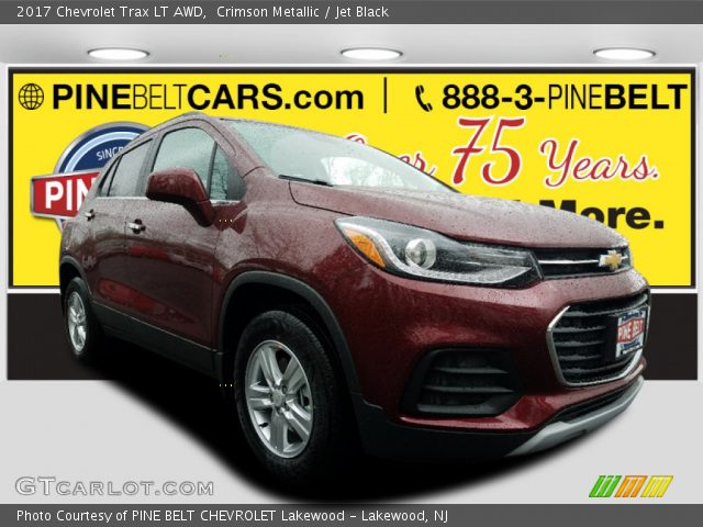 2017 Chevrolet Trax LT AWD in Crimson Metallic