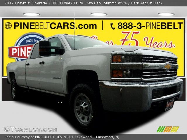 2017 Chevrolet Silverado 3500HD Work Truck Crew Cab in Summit White
