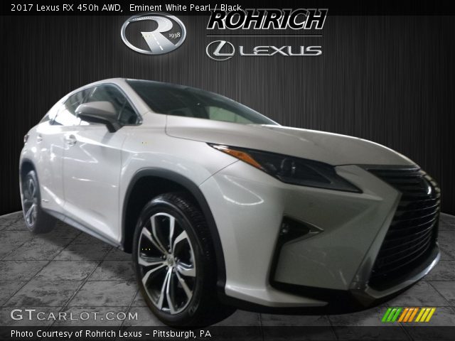2017 Lexus RX 450h AWD in Eminent White Pearl