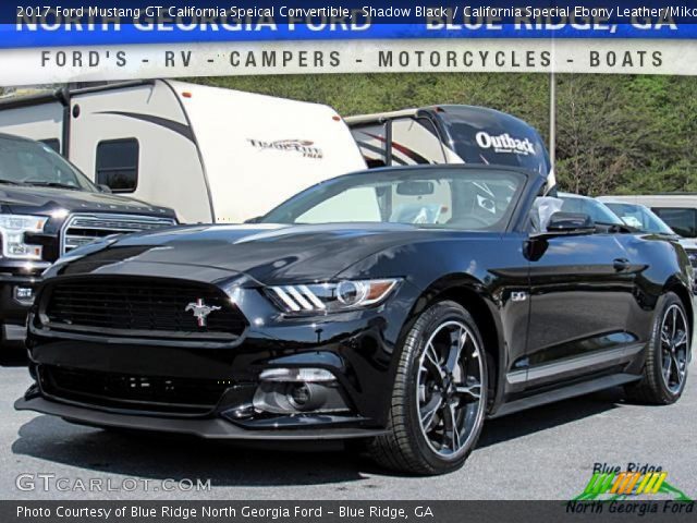2017 Ford Mustang GT California Speical Convertible in Shadow Black