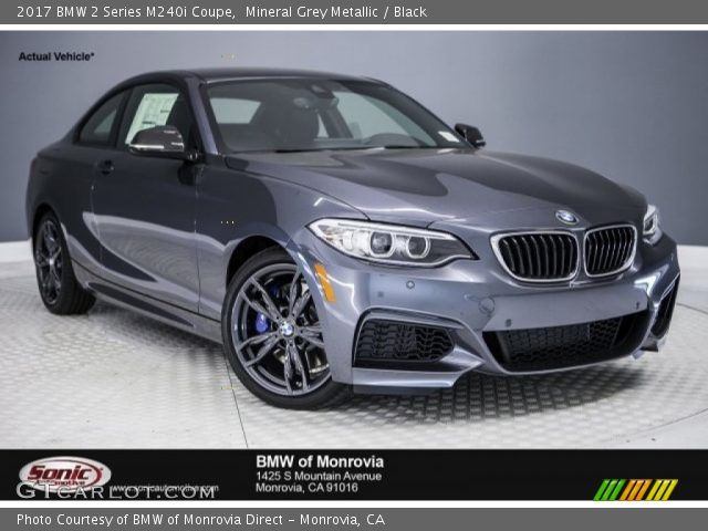 2017 BMW 2 Series M240i Coupe in Mineral Grey Metallic