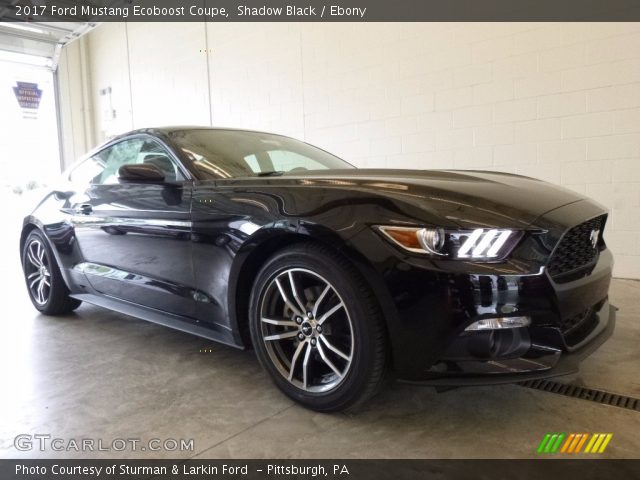 2017 Ford Mustang Ecoboost Coupe in Shadow Black