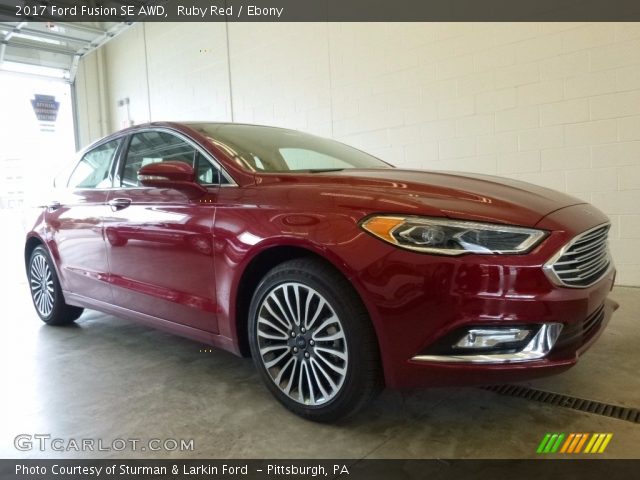 2017 Ford Fusion SE AWD in Ruby Red