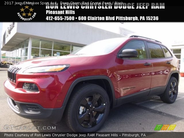 2017 Jeep Cherokee Sport 4x4 in Deep Cherry Red Crystal Pearl