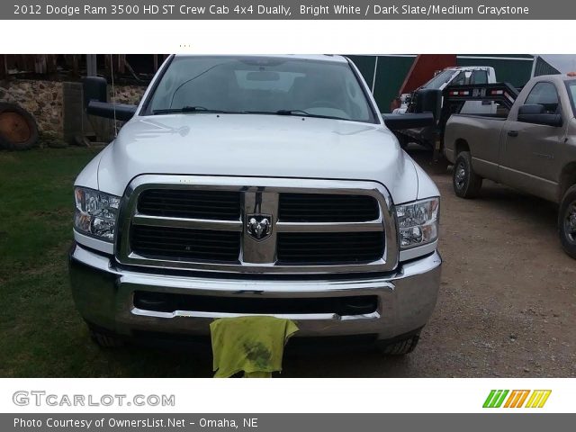 2012 Dodge Ram 3500 HD ST Crew Cab 4x4 Dually in Bright White