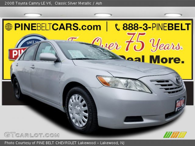 2008 Toyota Camry LE V6 in Classic Silver Metallic