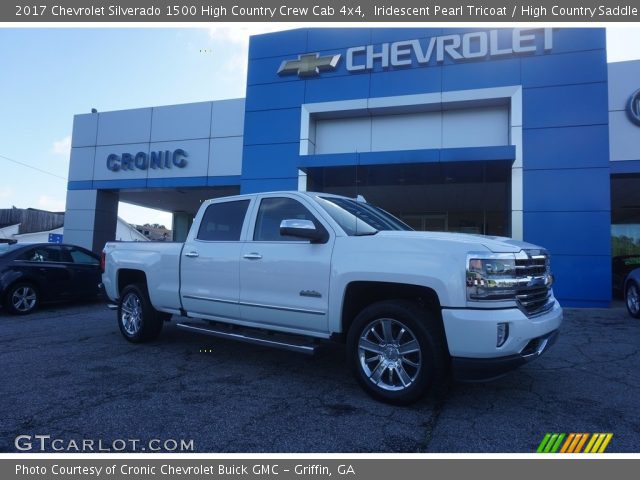 2017 Chevrolet Silverado 1500 High Country Crew Cab 4x4 in Iridescent Pearl Tricoat