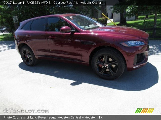 2017 Jaguar F-PACE 35t AWD S in Odyssey Red