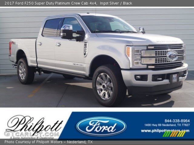 2017 Ford F250 Super Duty Platinum Crew Cab 4x4 in Ingot Silver