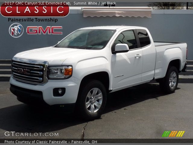 2017 GMC Canyon SLE Extended Cab in Summit White