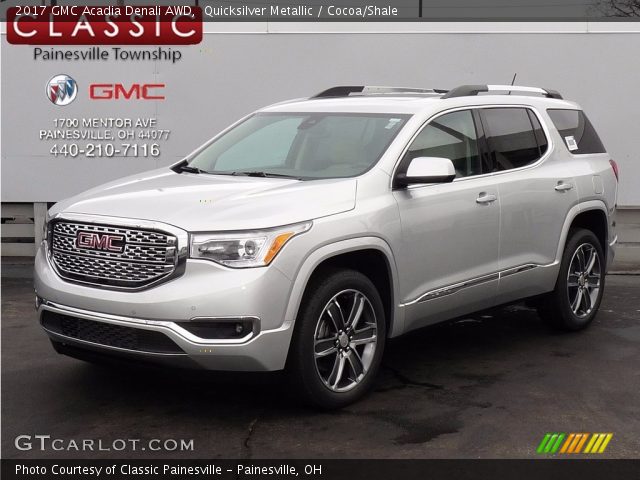 2017 GMC Acadia Denali AWD in Quicksilver Metallic