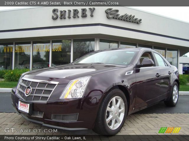 2009 Cadillac CTS 4 AWD Sedan in Black Cherry