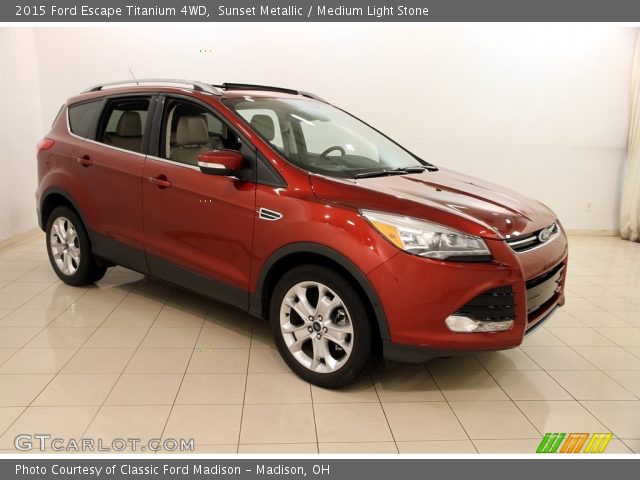 2015 Ford Escape Titanium 4WD in Sunset Metallic