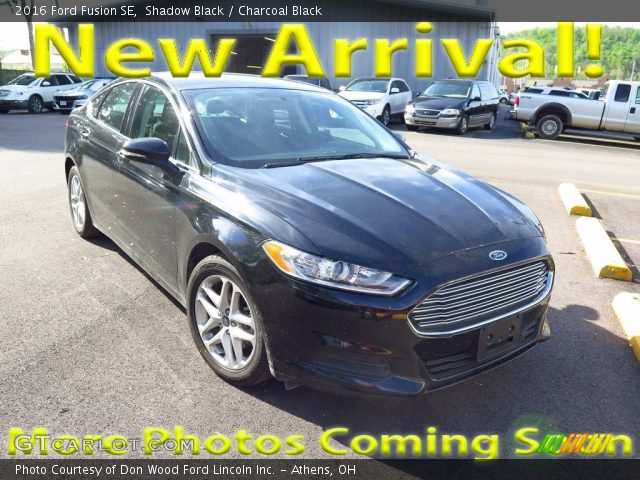 2016 Ford Fusion SE in Shadow Black
