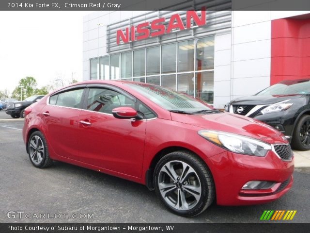 2014 Kia Forte EX in Crimson Red