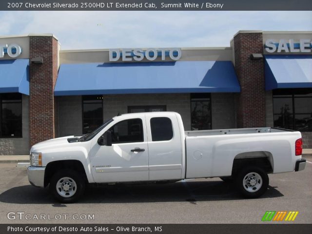 2007 Chevrolet Silverado 2500HD LT Extended Cab in Summit White