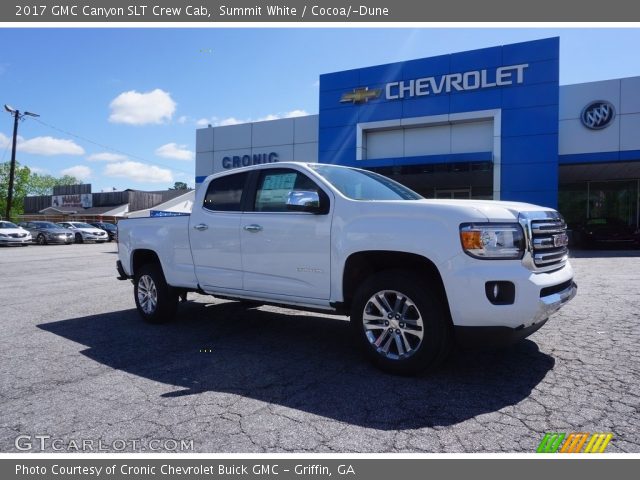 2017 GMC Canyon SLT Crew Cab in Summit White