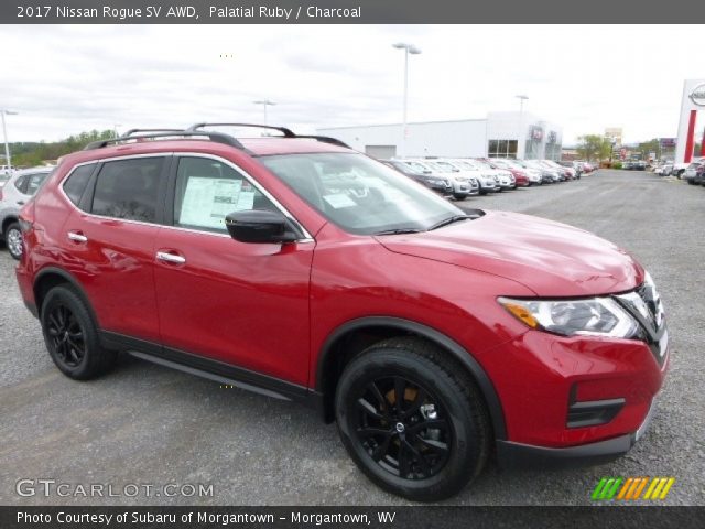 2017 Nissan Rogue SV AWD in Palatial Ruby