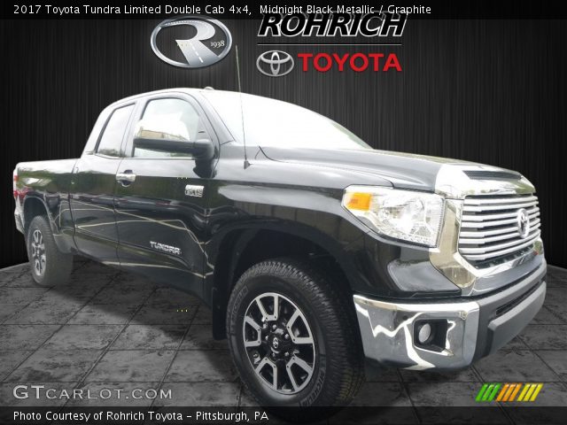 2017 Toyota Tundra Limited Double Cab 4x4 in Midnight Black Metallic