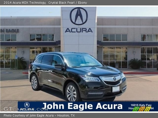 2014 Acura MDX Technology in Crystal Black Pearl