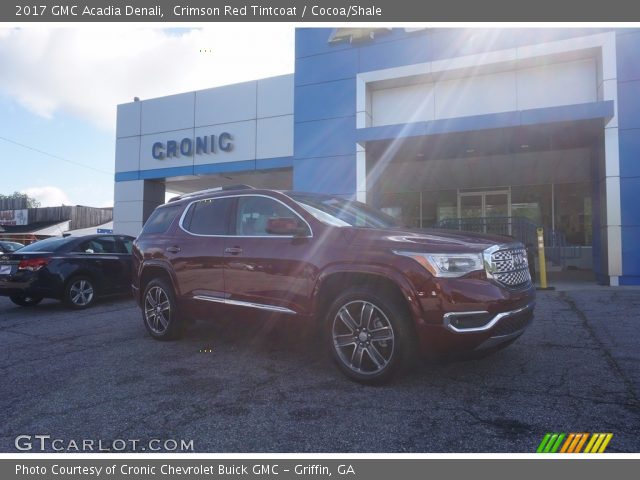 2017 GMC Acadia Denali in Crimson Red Tintcoat