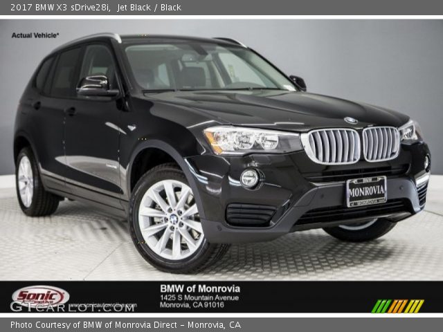 2017 BMW X3 sDrive28i in Jet Black