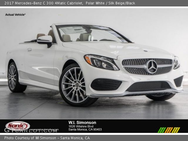 2017 Mercedes-Benz C 300 4Matic Cabriolet in Polar White
