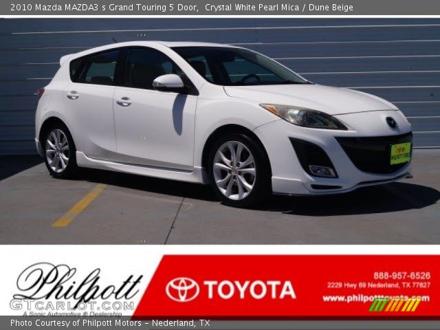 2010 Mazda MAZDA3 s Grand Touring 5 Door in Crystal White Pearl Mica