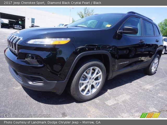 2017 Jeep Cherokee Sport in Diamond Black Crystal Pearl