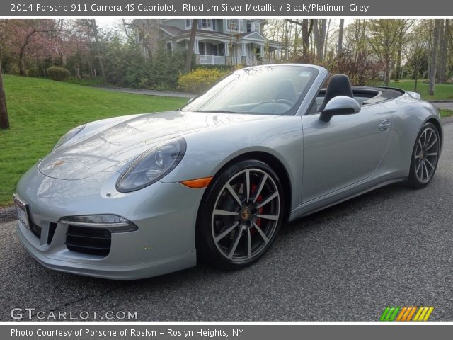 2014 Porsche 911 Carrera 4S Cabriolet in Rhodium Silver Metallic