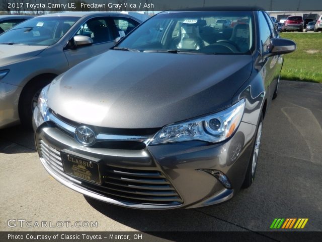 2017 Toyota Camry LE in Predawn Gray Mica
