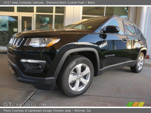 2017 Jeep Compass Latitude in Diamond Black Crystal Pearl
