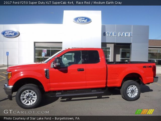 2017 Ford F250 Super Duty XLT SuperCab 4x4 in Race Red