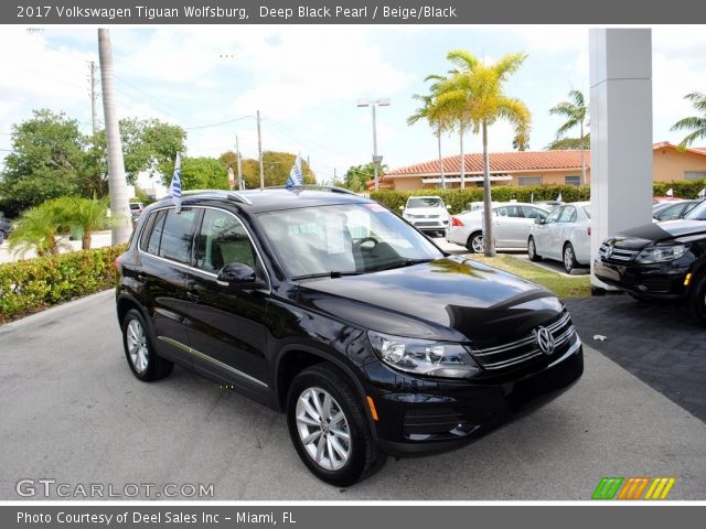 2017 Volkswagen Tiguan Wolfsburg in Deep Black Pearl