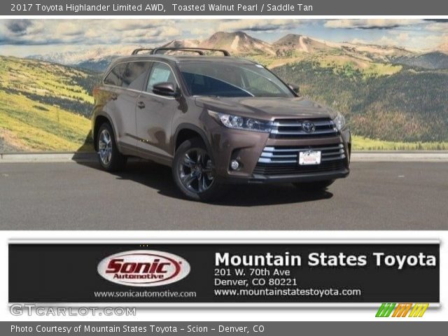 2017 Toyota Highlander Limited AWD in Toasted Walnut Pearl