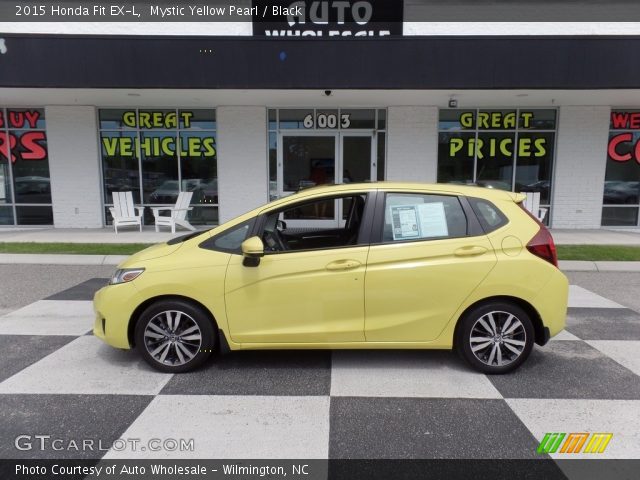 2015 Honda Fit EX-L in Mystic Yellow Pearl