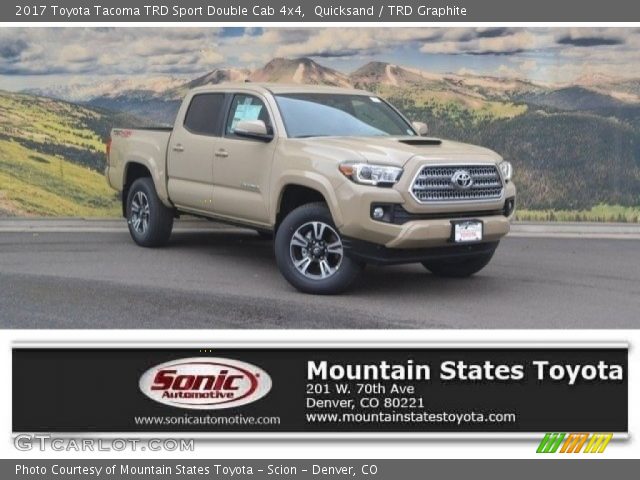2017 Toyota Tacoma TRD Sport Double Cab 4x4 in Quicksand