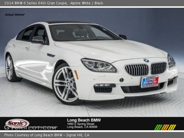 2014 BMW 6 Series 640i Gran Coupe in Alpine White