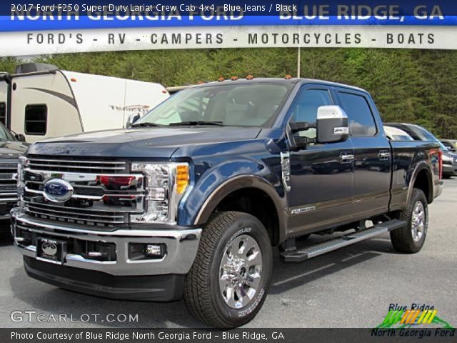 2017 Ford F250 Super Duty Lariat Crew Cab 4x4 in Blue Jeans