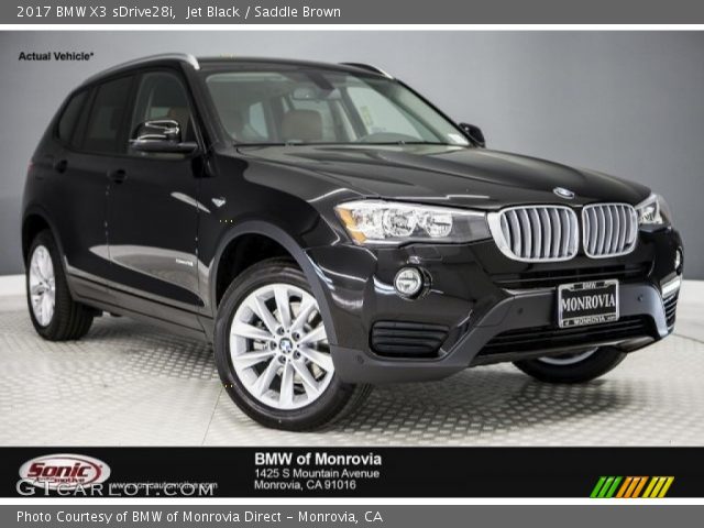2017 BMW X3 sDrive28i in Jet Black