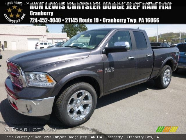 2017 Ram 1500 Laramie Quad Cab 4x4 in Granite Crystal Metallic