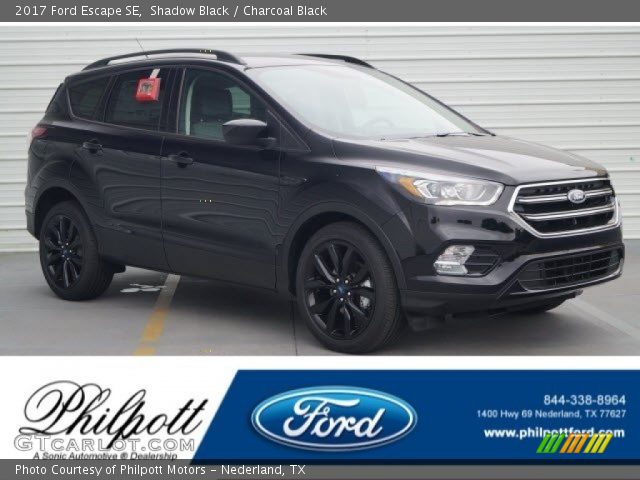 2017 Ford Escape SE in Shadow Black