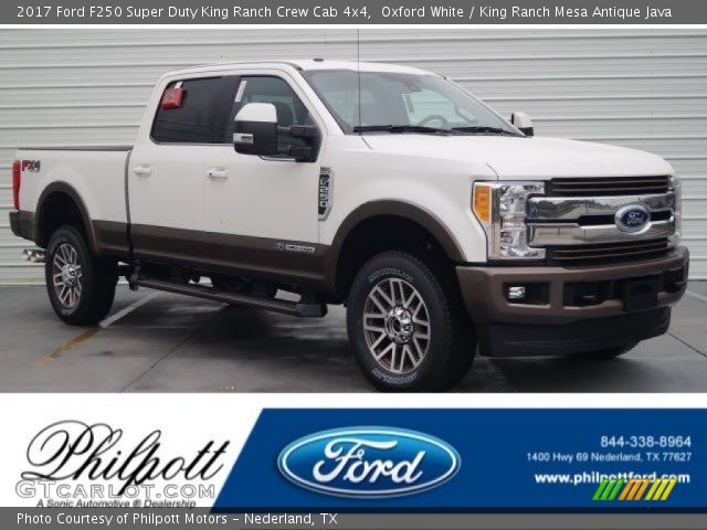 Oxford White 2017 Ford F250 Super Duty King Ranch Crew Cab
